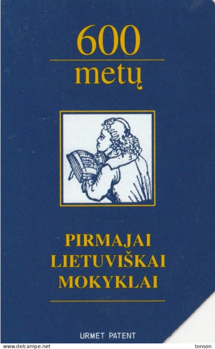 Lithuania, LTU-M27, 600 Years To The Lithuanian School, 2 Scans. - Lituanie