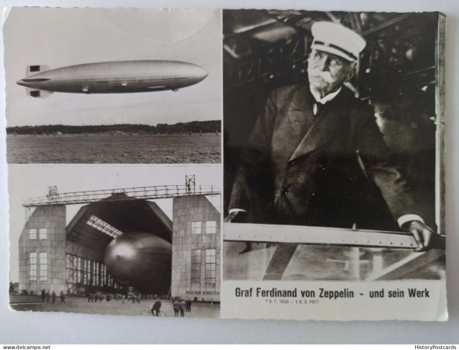 Graf Ferdinand Von Zeppelin Und Sein Werk, Sonderstempel Friedrichshafen, 1967 - Friedrichshafen