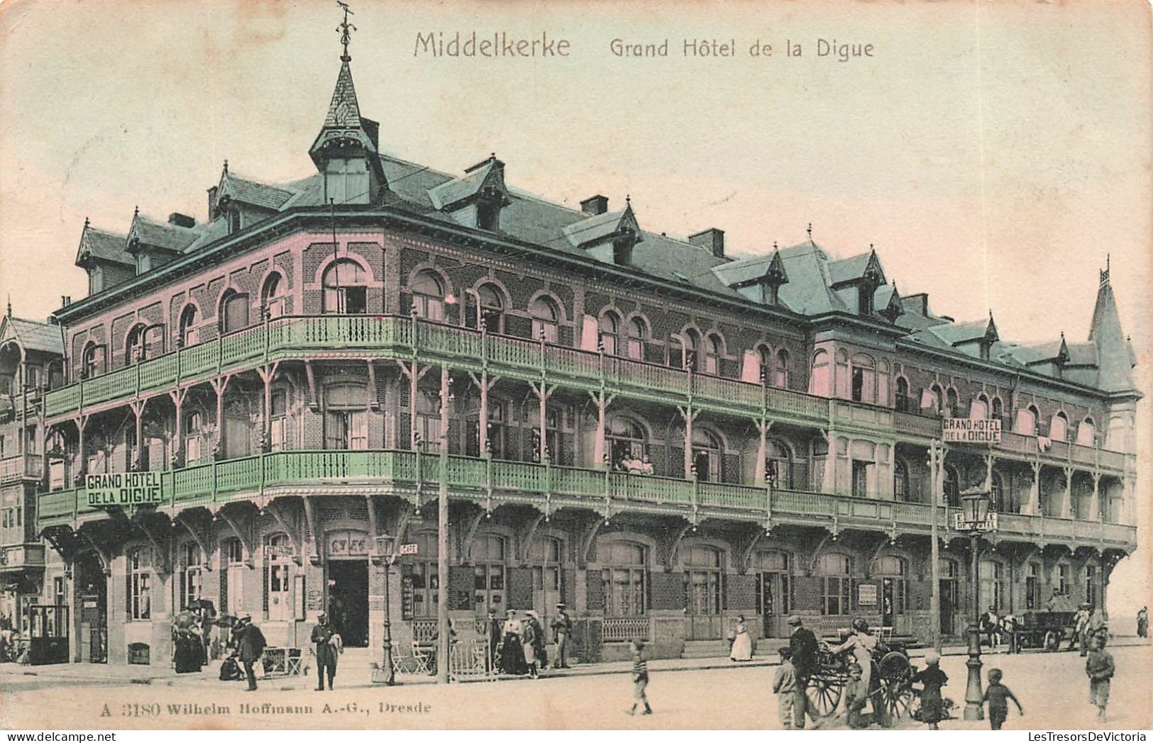 BELGIQUE - Middelkerke - Grand Hôtel De La Digue - Carte Postale Ancienne - Middelkerke