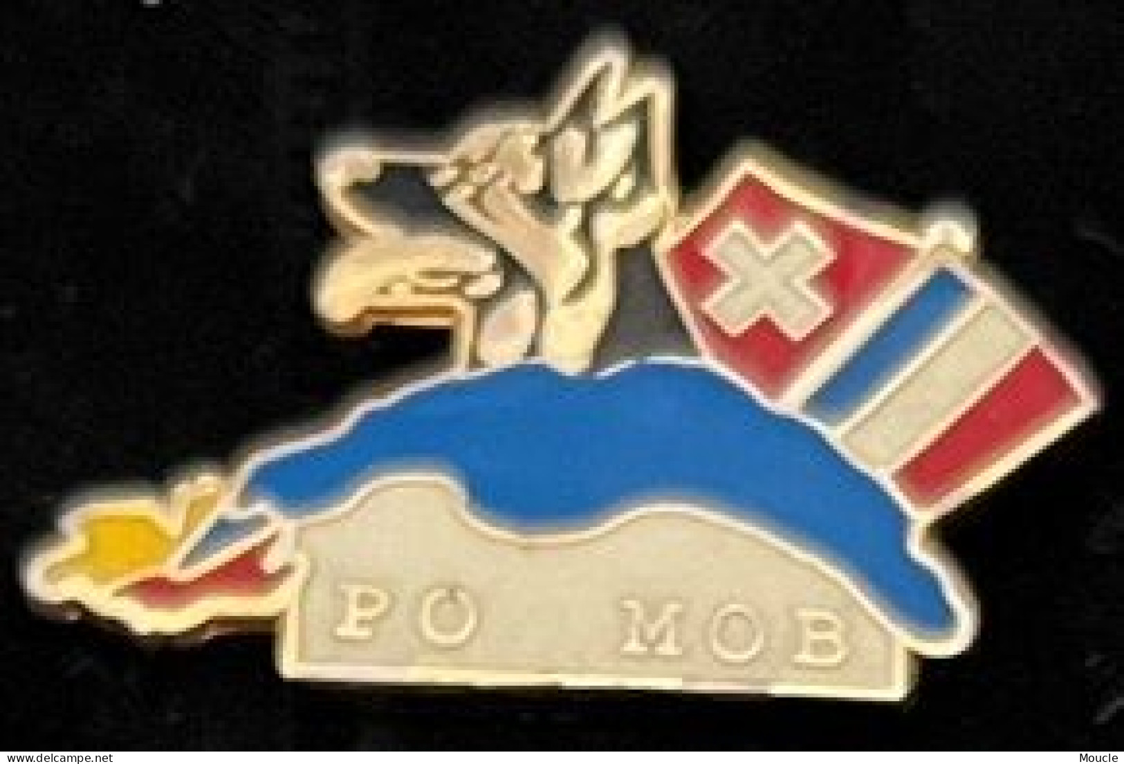 POLICE - GENDARMERIE - CHIEN - DOG - HUND - CANE - PO MOB - LAC LEMAN - SUISSE - FRANCE - BERGER ALLEMAND -   (ROSE) - Polizia