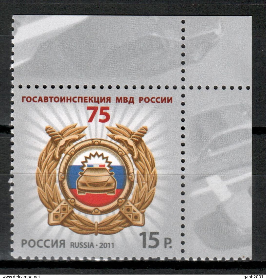 Russia 2011 Rusia / Traffic Police MNH Policía De Tráfico Polizei / In93  C5-29 - Police - Gendarmerie