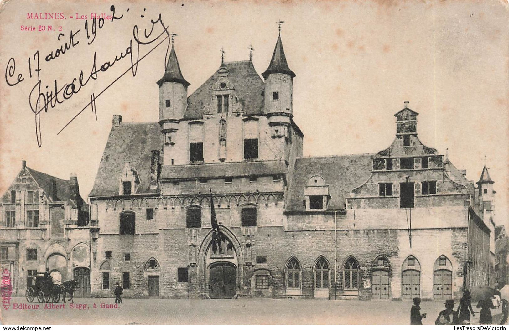BELGIQUE - Malines - Les Halles - Carte Postale Ancienne - Mechelen