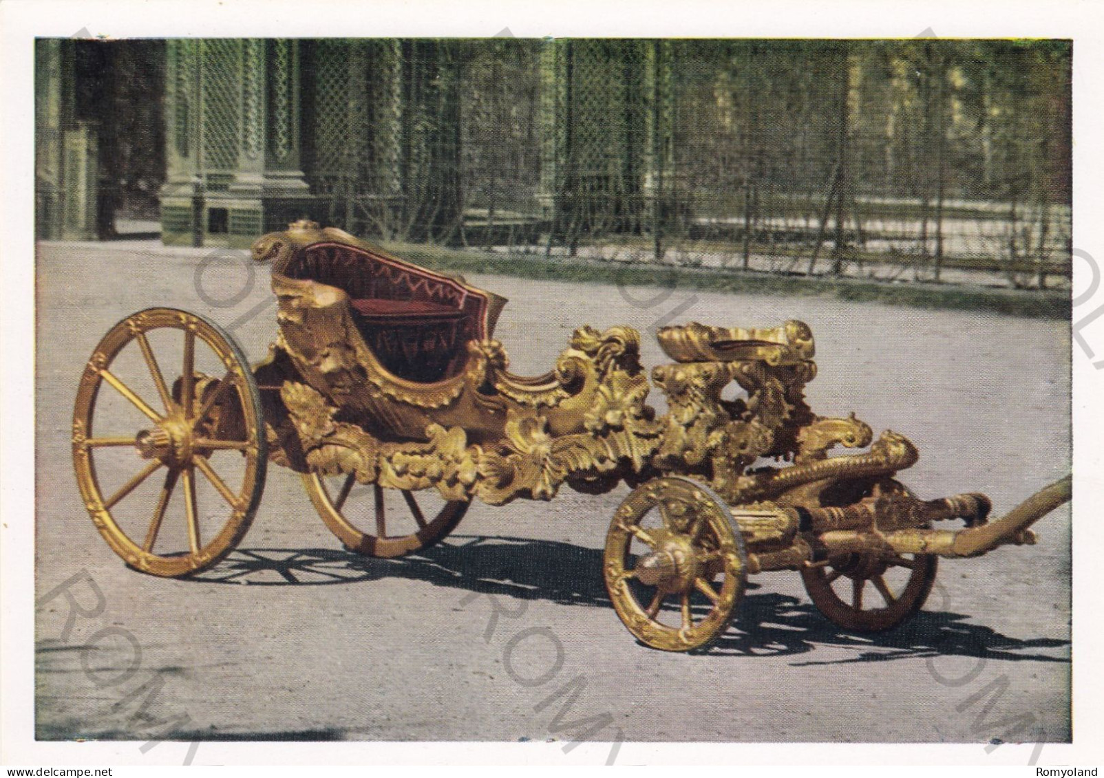 CARTOLINA  WIEN,AUSTRIA-KUNSTHISTORISCHES MUSEUM WAGENBURG IN SCHONBRUNN-KARUSSELLWAGEN M.THERESIA-NON VIAGGIATA - Musées