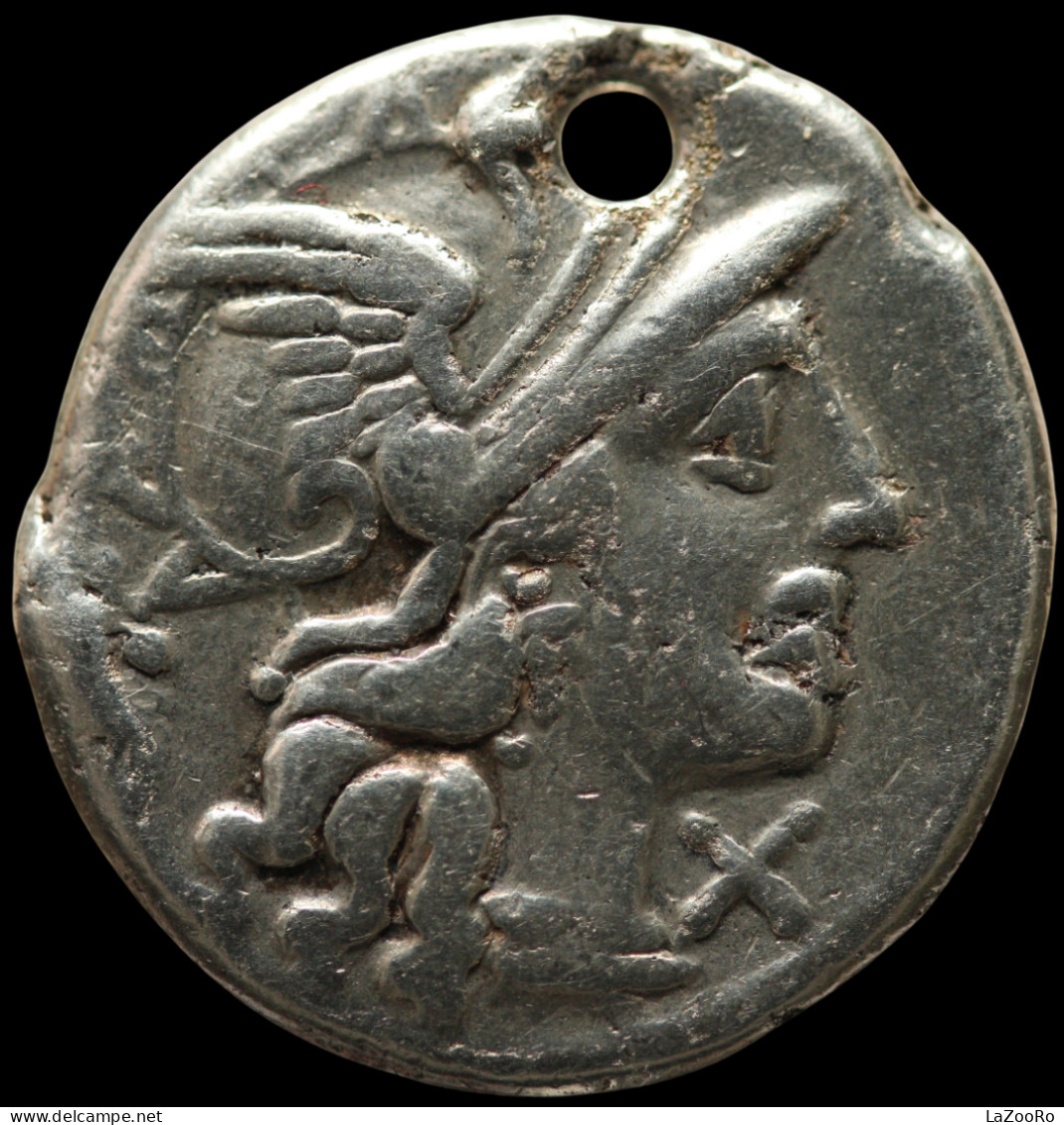 LaZooRo: Roman Republic - AR Denarius Of L. Cupiennius (147 BC), Dioscuri, Ex Antique Jewellery - Röm. Republik (-280 / -27)