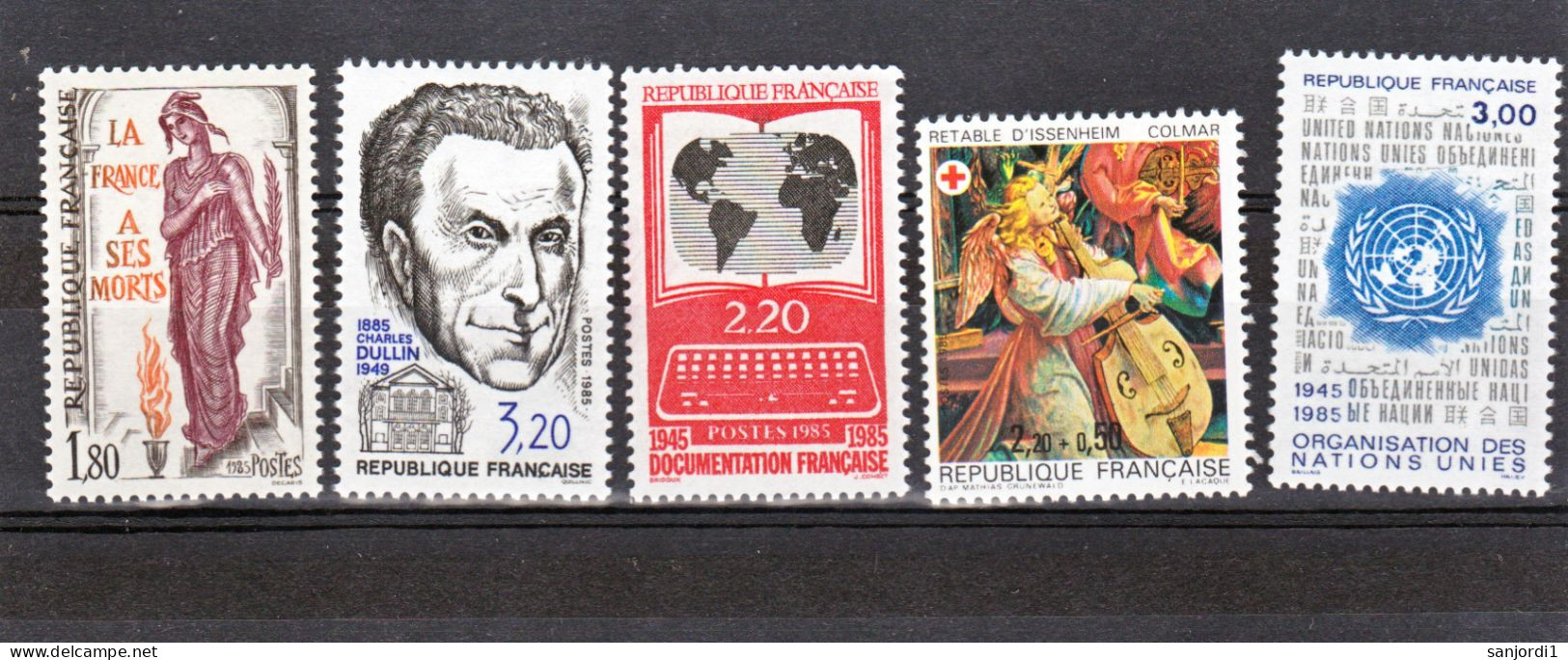 France 1985 2347/2392 Année Poste Neuf ** TB MNH SiN CHARNELa Cote 70 - 1980-1989