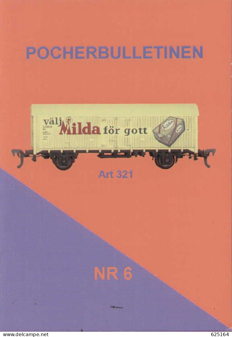 Petit Livre Libretto POCHER BULLETINEN NR 6  2014  Art 321  Schwedisch  - En Suédois - Sin Clasificación