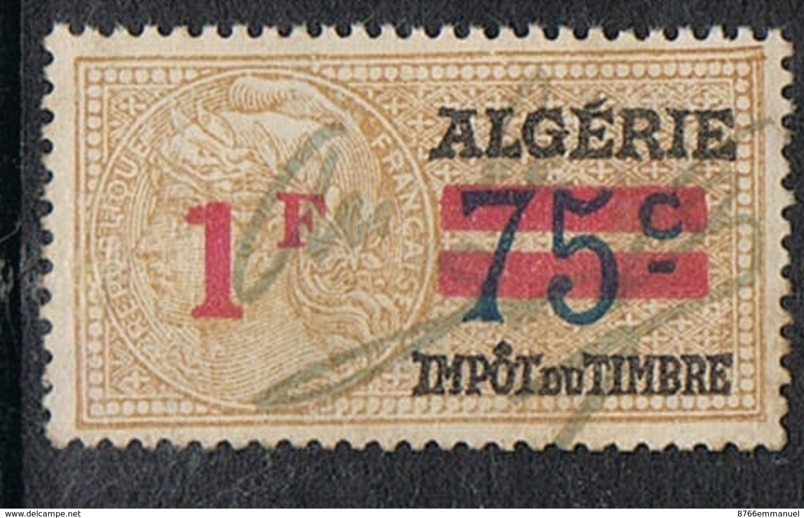 ALGERIE TIMBRE FISCAL - Used Stamps