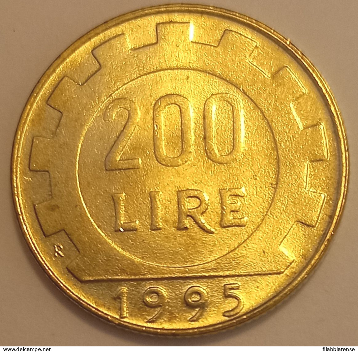 1995 - Italia 200 Lire     ------- - 200 Liras