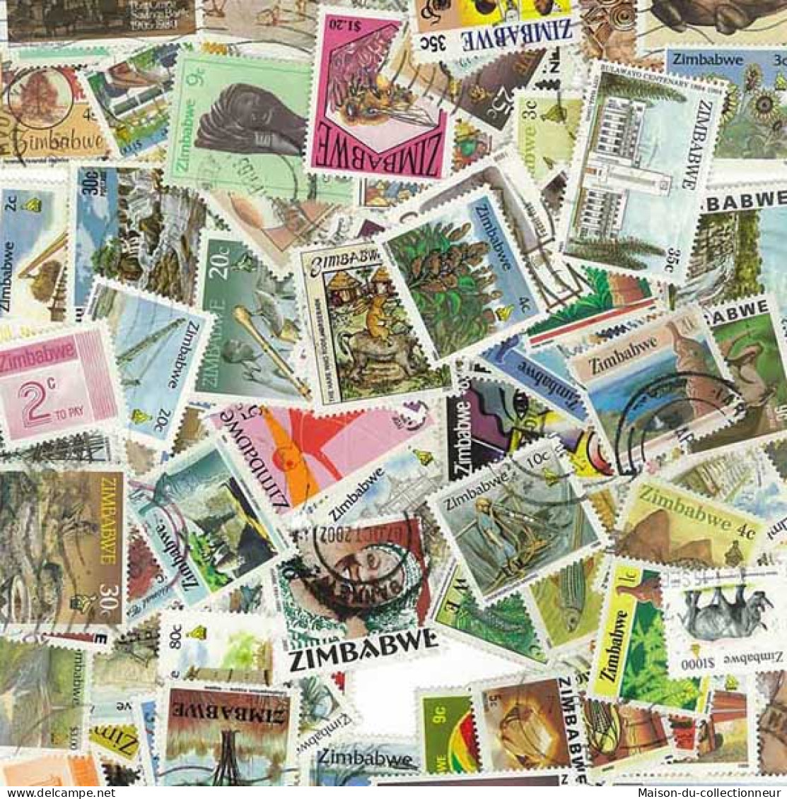 Collection De Timbres Zimbabwe Oblitérés 25 Timbres Différents - Zimbabwe (1980-...)