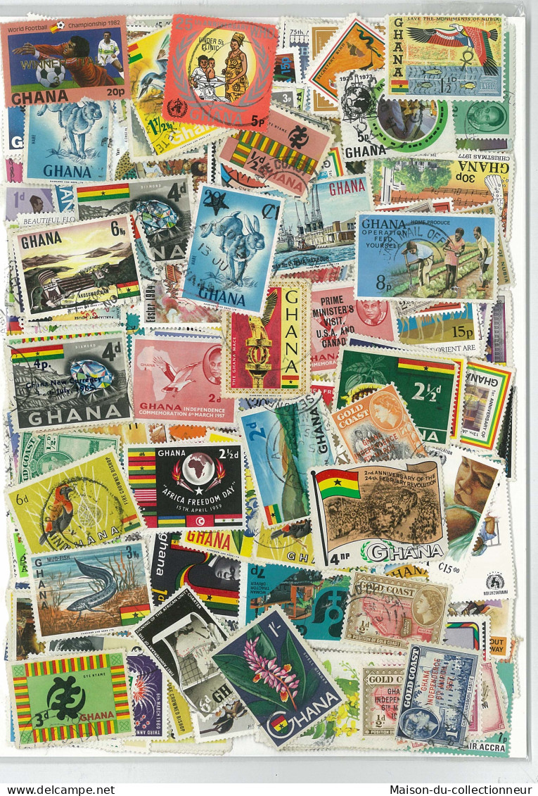 Collection De Timbres Ghana & Cote De L Or Oblitérés 50 Timbres Différents - Ghana (1957-...)