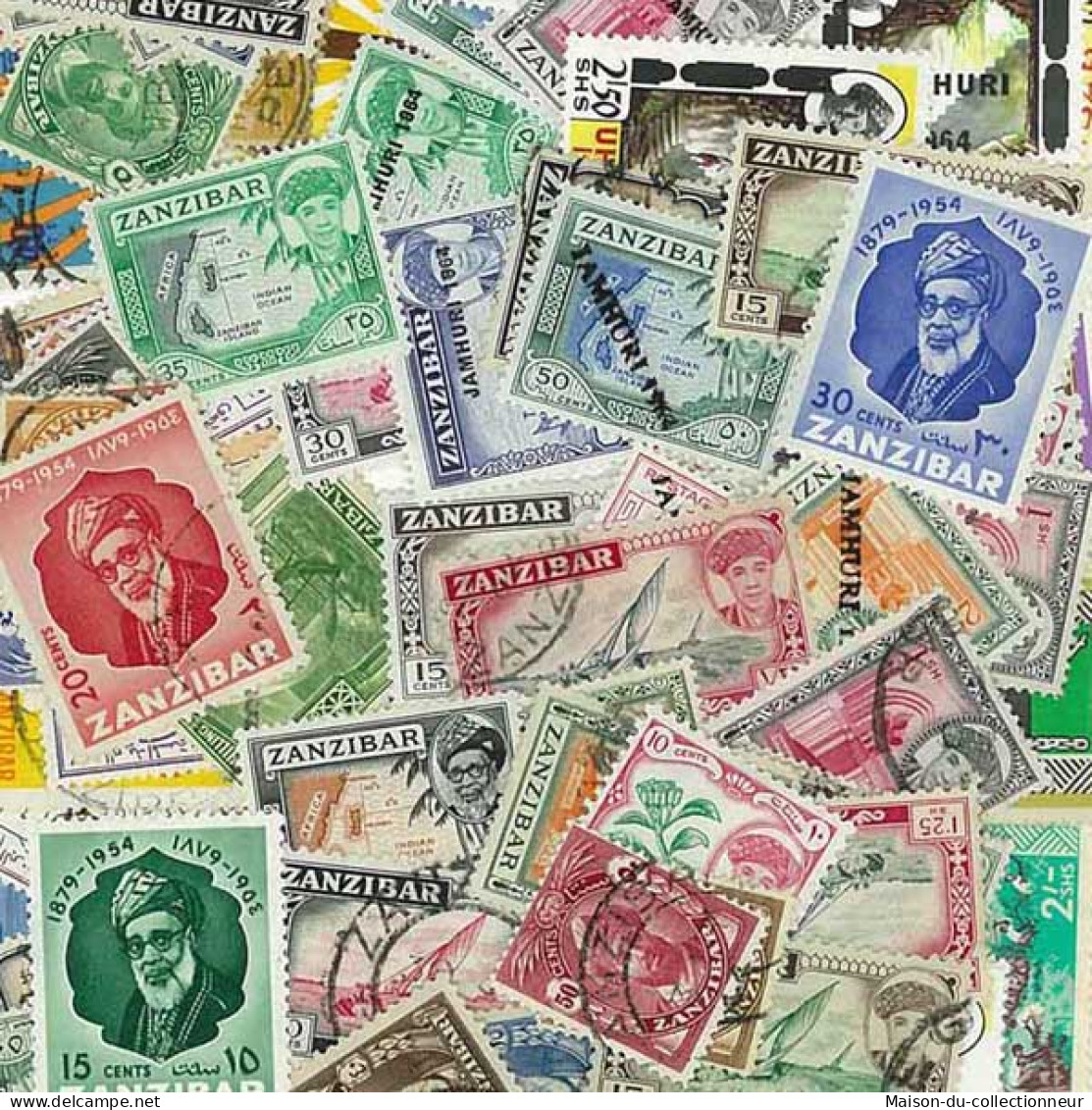 Collection De Timbres Zanzibar Oblitérés 10 Timbres Différents - Zanzibar (1963-1968)