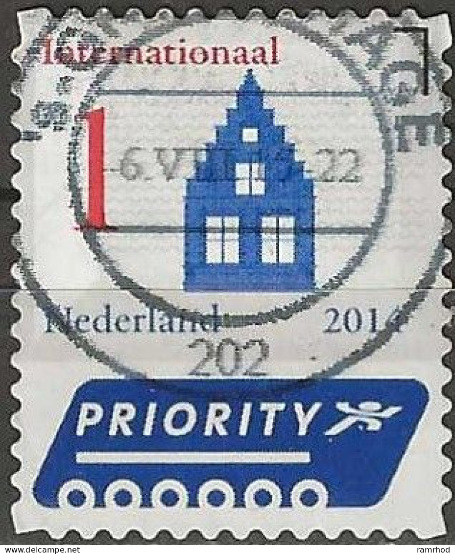 NETHERLANDS 2014 Dutch Icons - 1 (€1.05) - Dutch House FU - Used Stamps