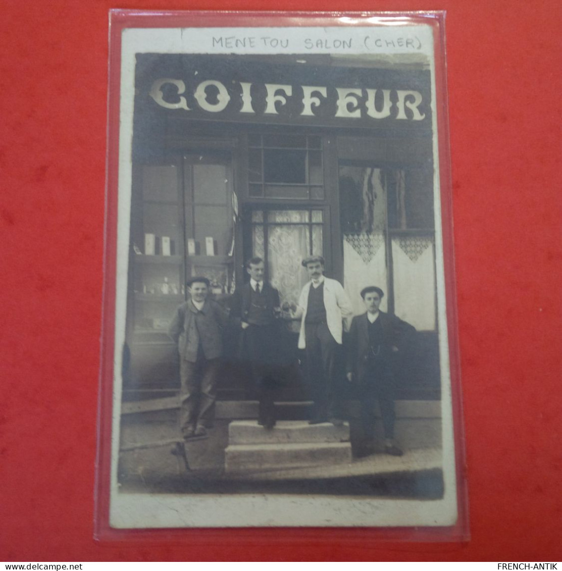 CARTE PHOTO METIER COIFFEUR MENETON SALON CHER ? - Artisanat