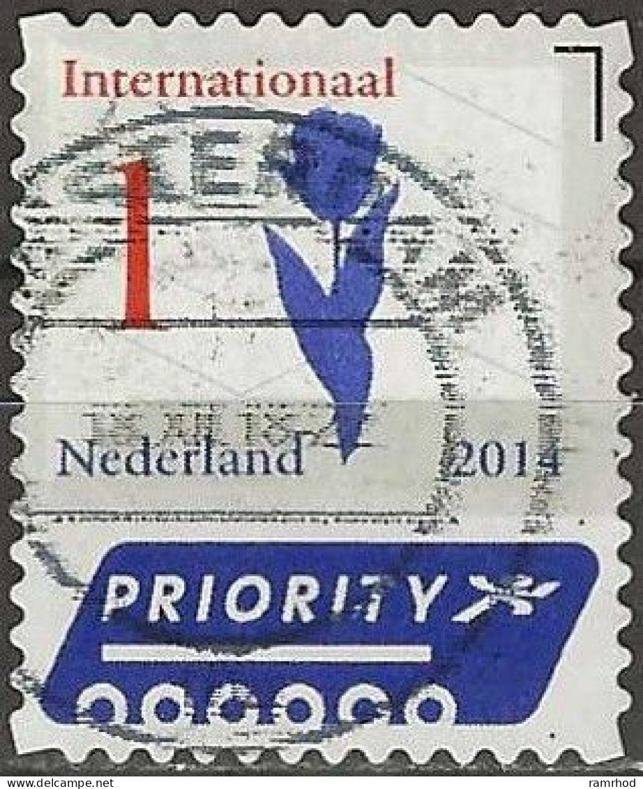 NETHERLANDS 2014 Dutch Icons - 1 (€1.05) - Tulip FU - Used Stamps