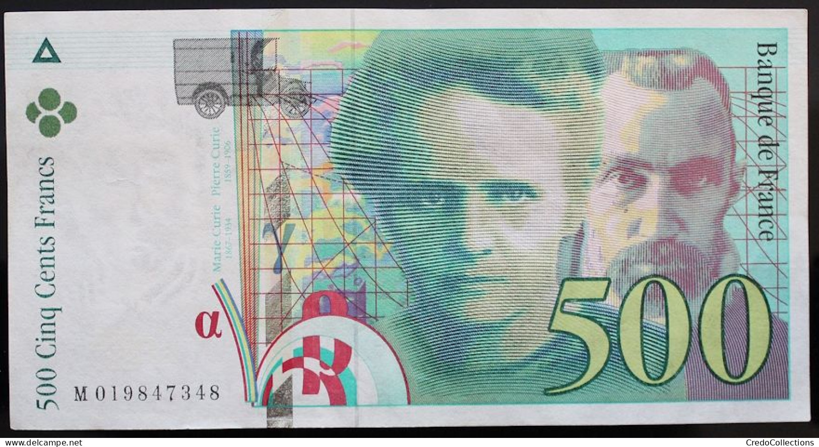 France - 500 Francs - 1994 - PICK 160a.1 / F76.1 - SUP - 500 F 1994-2000 ''Pierre En Marie Curie''