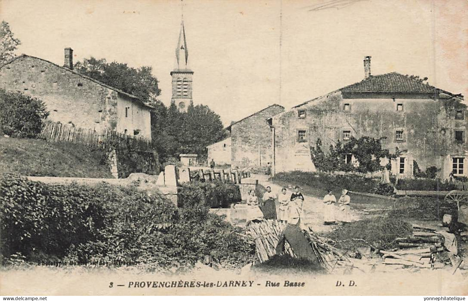 88 - VOSGES - PROVENCHÈRES-LES-DARNEY - Rue Basse - 10329 - Provencheres Sur Fave