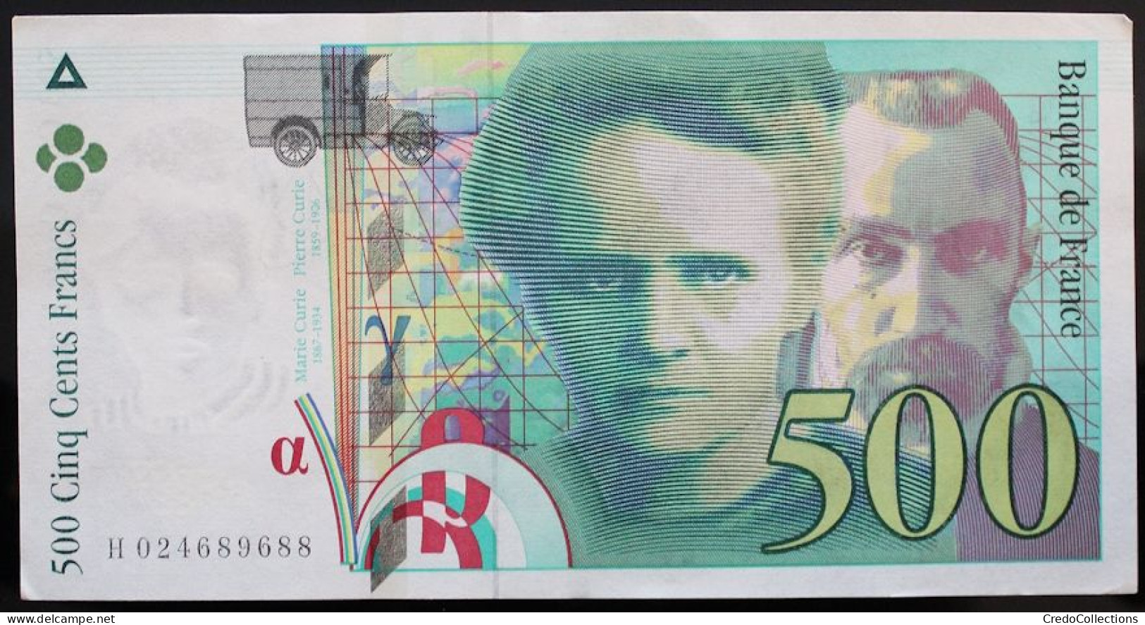 France - 500 Francs - 1994 - PICK 160a.1 / F76.1 - SUP - 500 F 1994-2000 ''Pierre En Marie Curie''