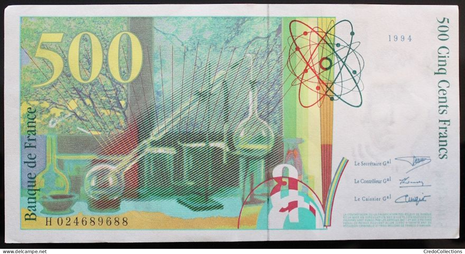 France - 500 Francs - 1994 - PICK 160a.1 / F76.1 - SUP - 500 F 1994-2000 ''Pierre Et Marie Curie''