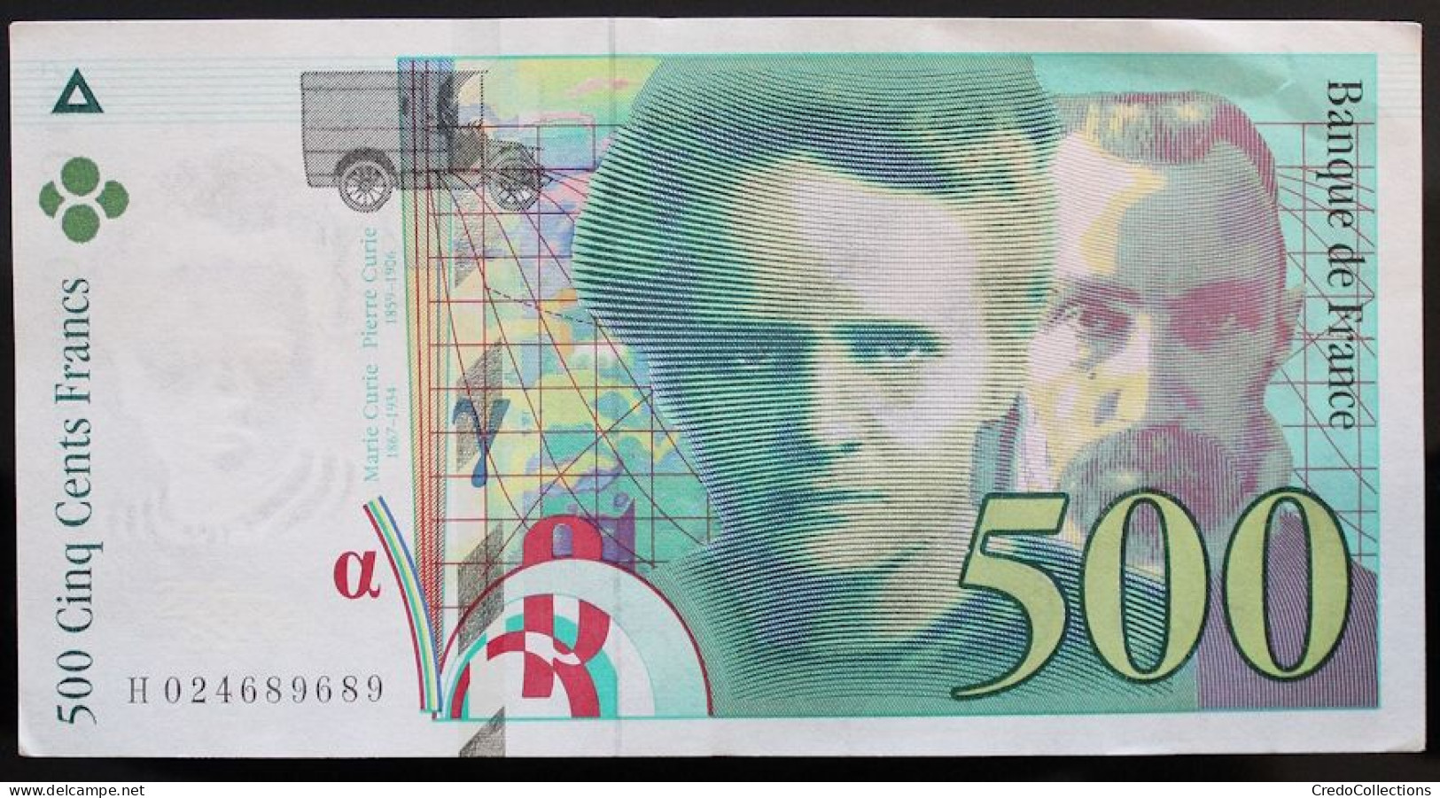 France - 500 Francs - 1994 - PICK 160a.1 / F76.1 - SUP - 500 F 1994-2000 ''Pierre Et Marie Curie''