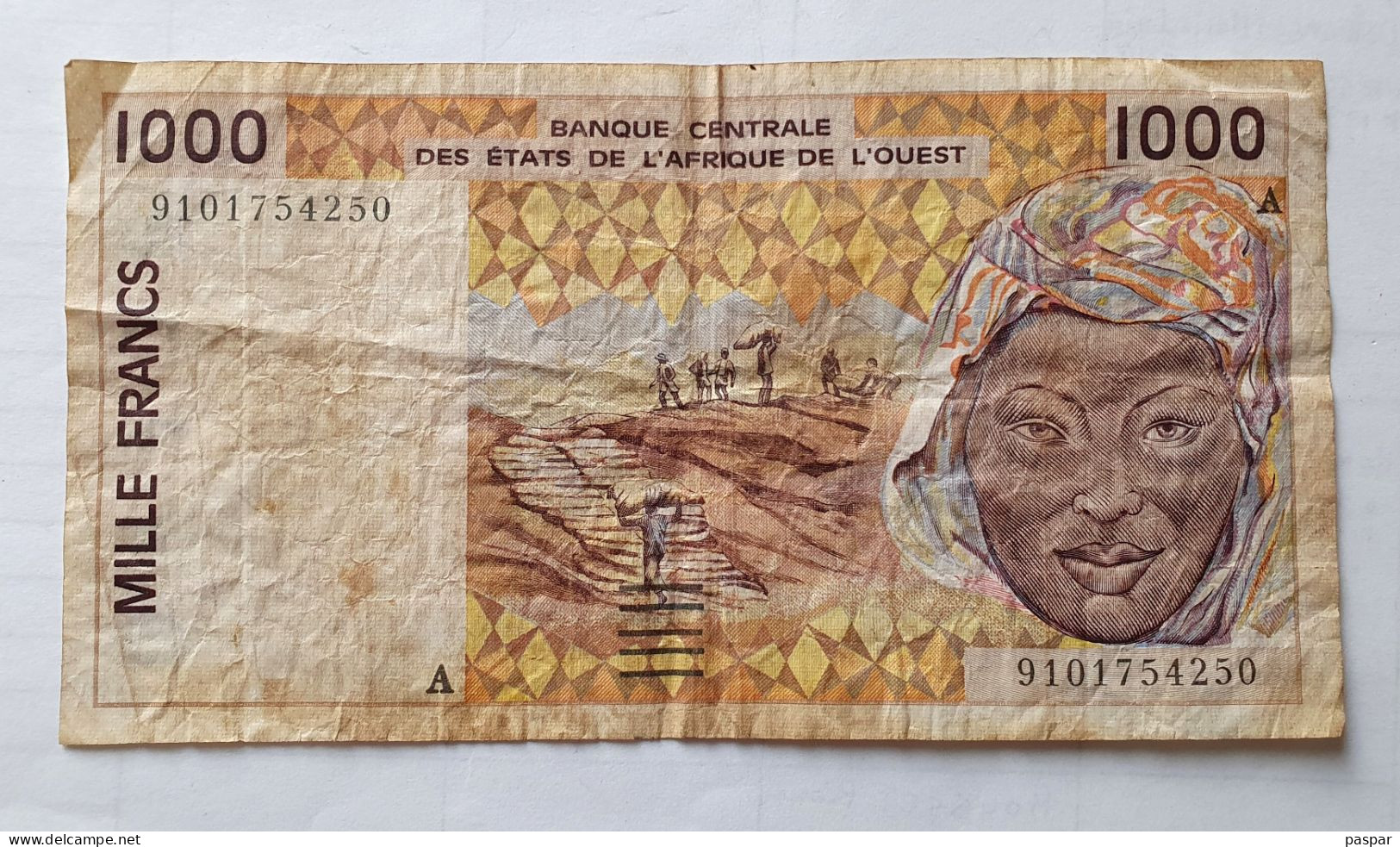 Côte D'Ivoire 1000 FRANCS CFA BCEAO P. 111 Aa  1991 - Costa D'Avorio