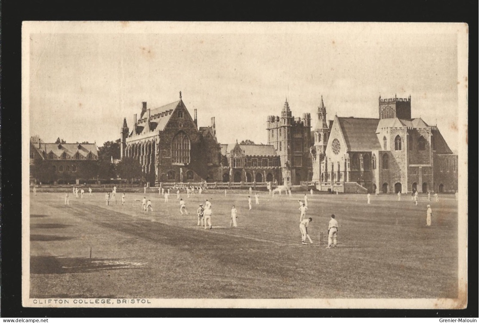 CLIFTON COLLEGE BRISTOL - CRICKET PITCH GAME - Bristol