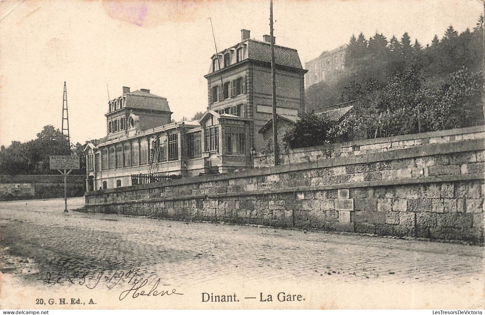 BELGIQUE - Dinant - La Gare - Carte Postale Ancienne - Dinant