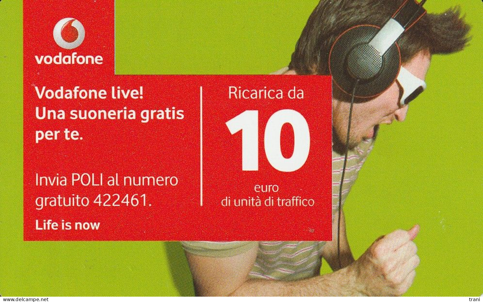 VODAFONE - Ricarica Usata - Pubbliche Ordinarie