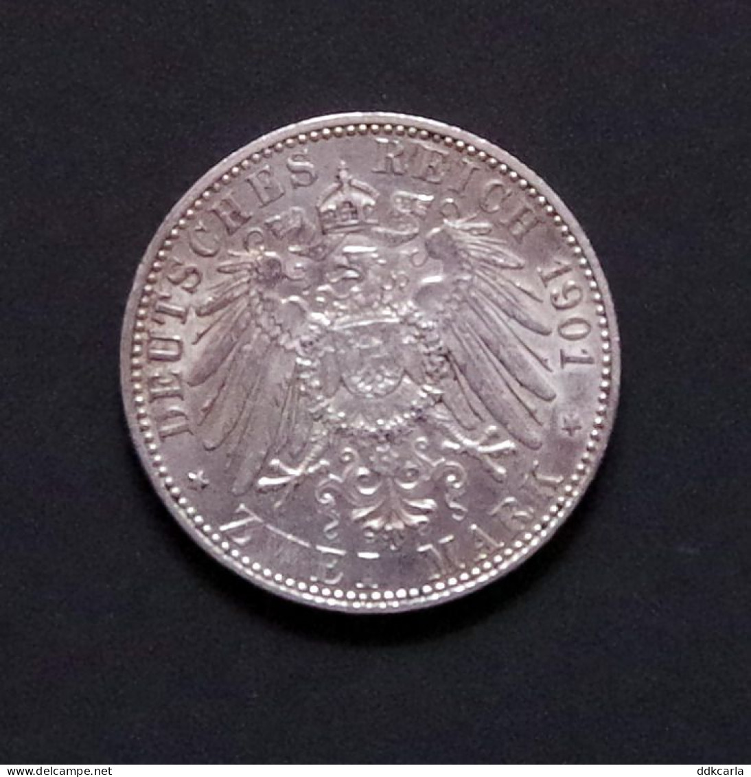 2 Mark 1901 - 200j Königreich Preussen (silber) - 2, 3 & 5 Mark Zilver