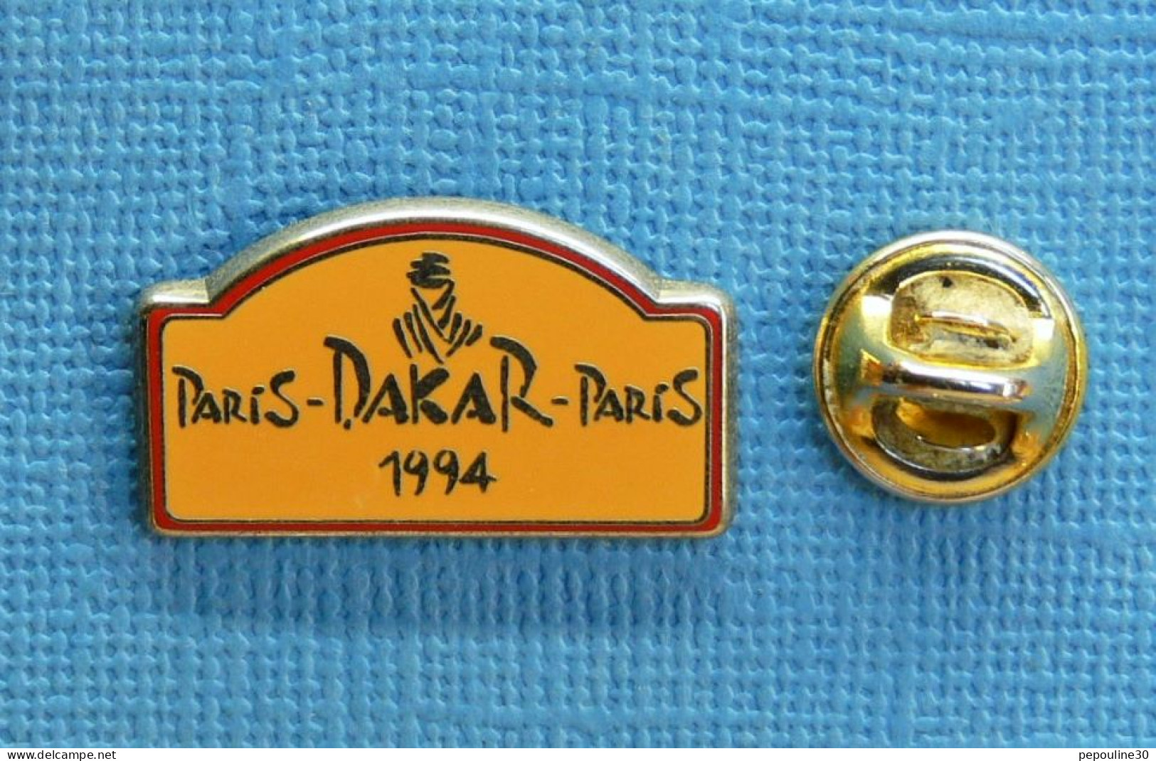 1 PIN'S /  ** RALLYE RAID / PARIS-DAKAR-PARIS / 1994 ** . (Starpin's '94) - Rally