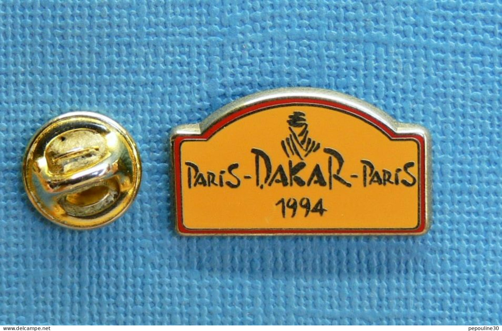1 PIN'S /  ** RALLYE RAID / PARIS-DAKAR-PARIS / 1994 ** . (Starpin's '94) - Rallye