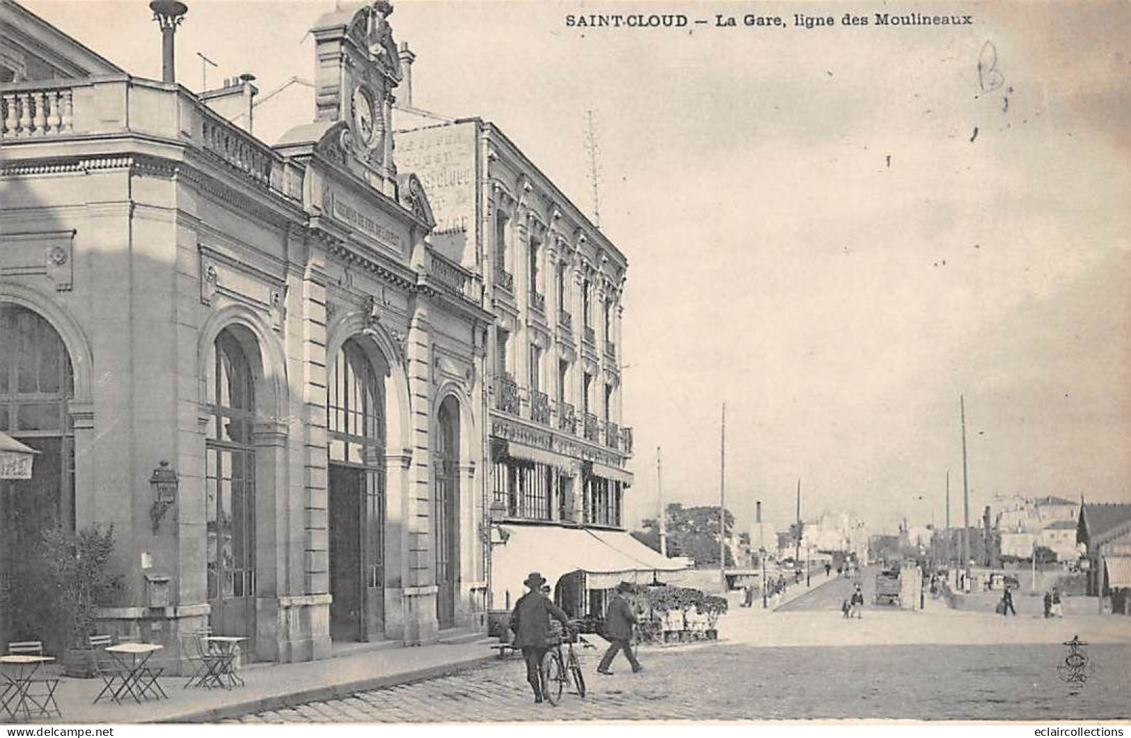 Saint Cloud      92      La Gare.  Ligne Des Moulineaux     (voir Scan) - Saint Cloud