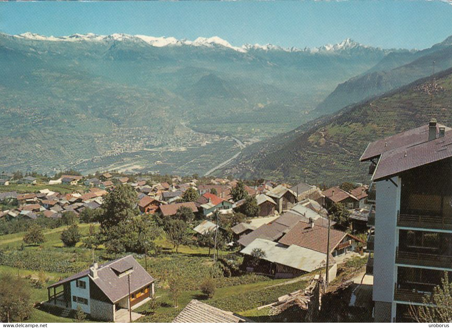 SWITZERLAND - Haute Nendaz 1975 - Valais Et La Plaine Du Rhone - Nendaz