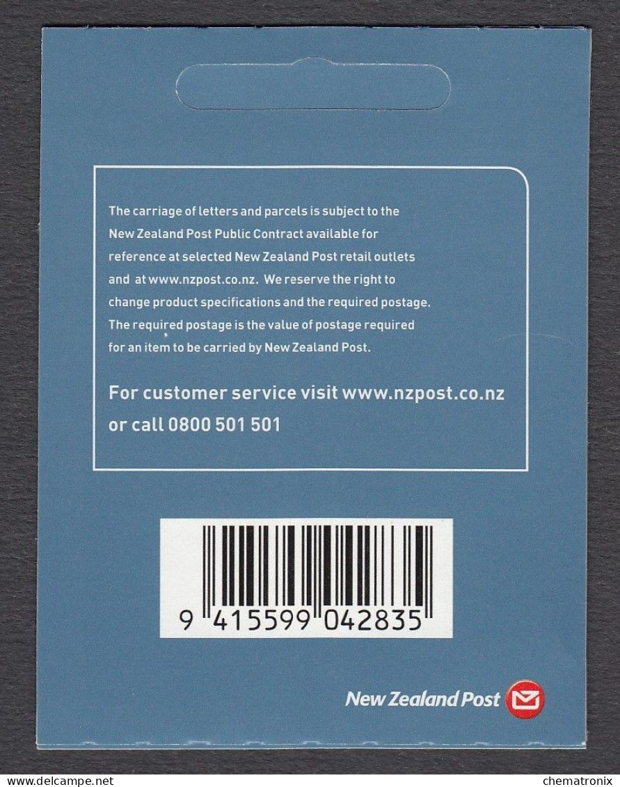 New Zealand 2009 - Kiwi Stamps - Limited Self-Adhesive Booklet - MNH ** - Carnets