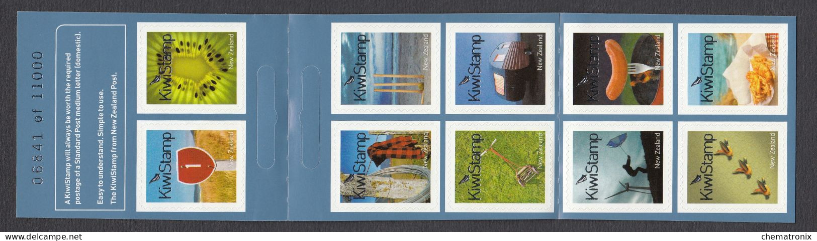New Zealand 2009 - Kiwi Stamps - Limited Self-Adhesive Booklet - MNH ** - Markenheftchen