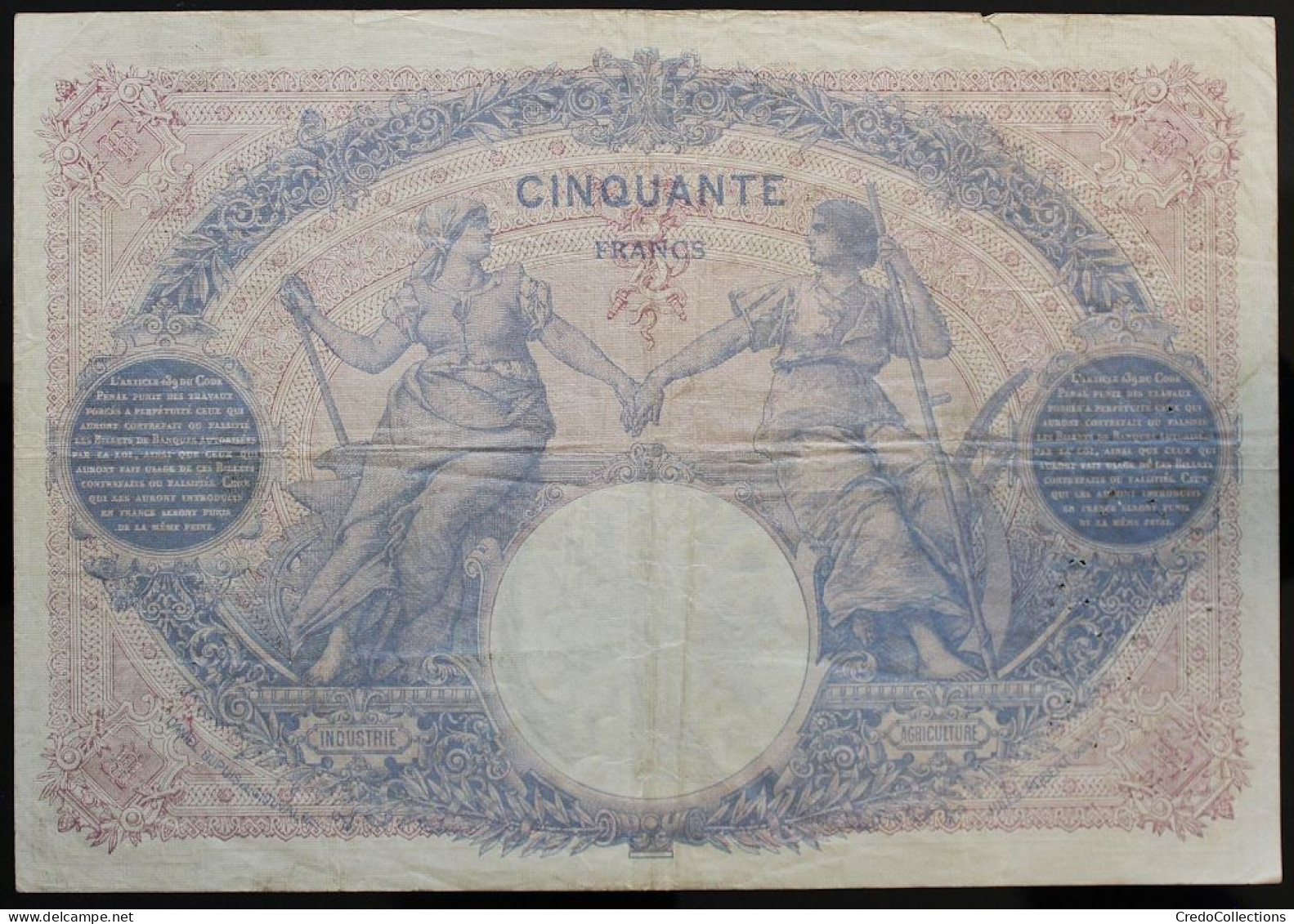 France - 50 Francs - 26-1-1914 - PICK 64e / F14.27 - TB+ - 50 F 1889-1927 ''Bleu Et Rose''