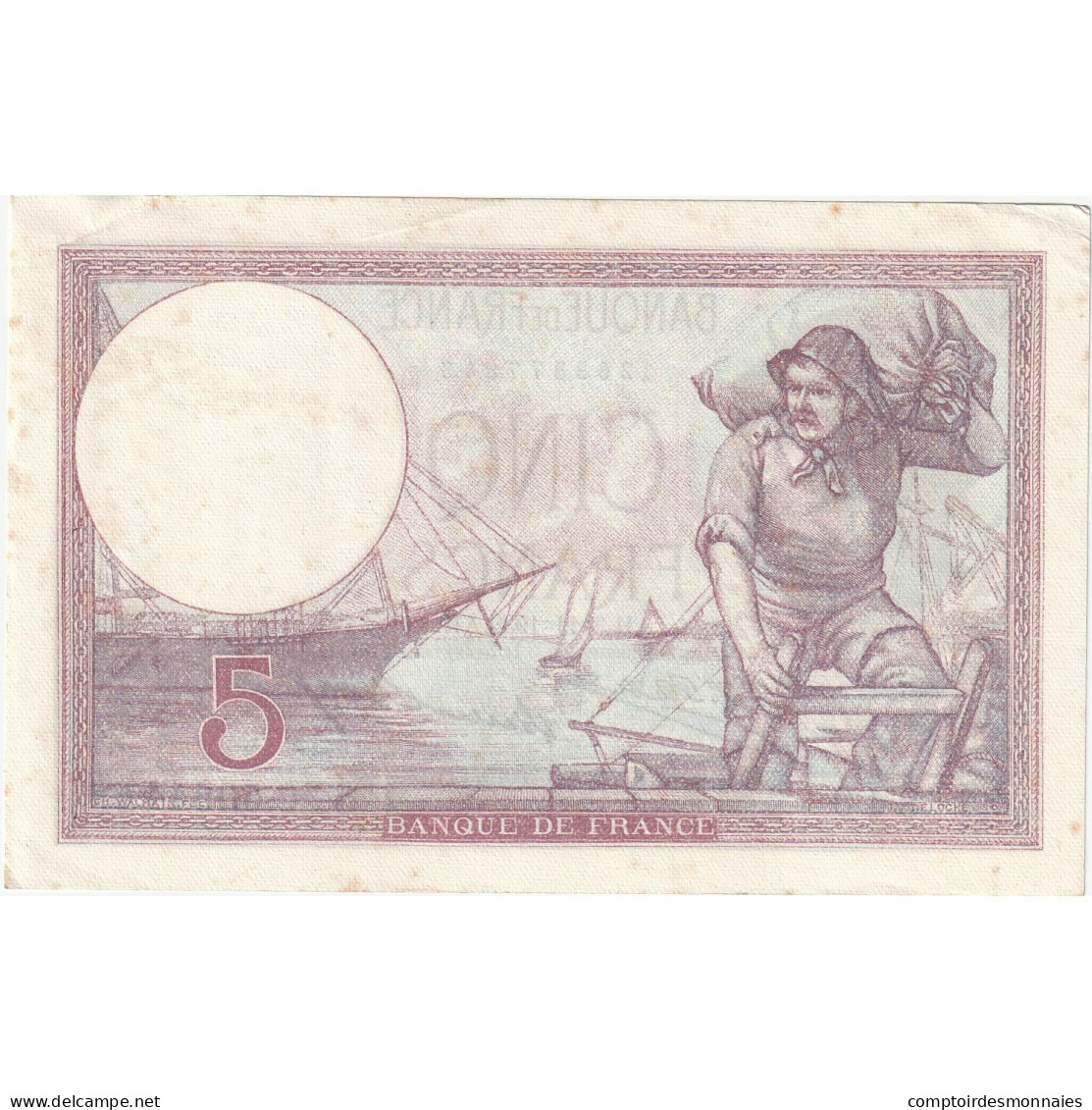 France, 5 Francs, Violet, 1932, C.50544, SUP+, Fayette:3.16, KM:72d - 5 F 1917-1940 ''Violet''