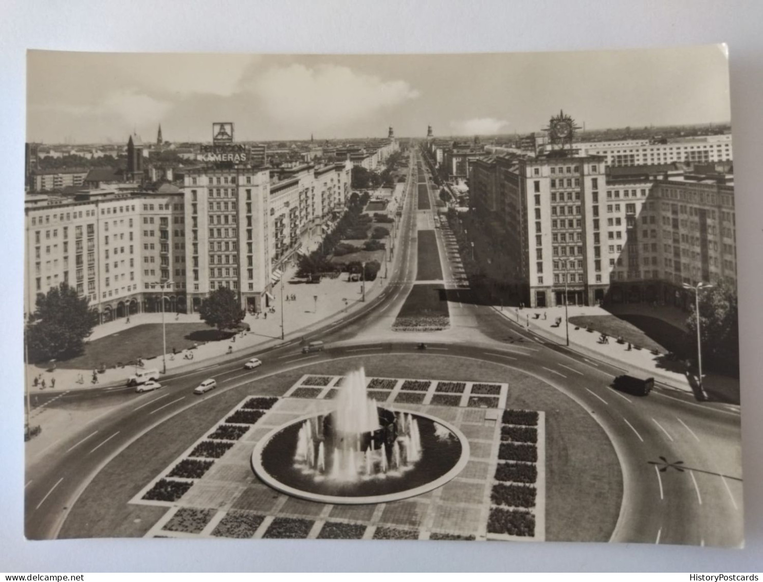 Berlin, Blick Vom Strausberger Platz Zur Karl-Marx-Allee, 1969 - Friedrichshain