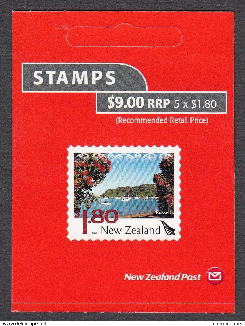 New Zealand 2009 - Scenic Definitives - 3 Self-Adhesive Booklets - MNH ** - Carnets