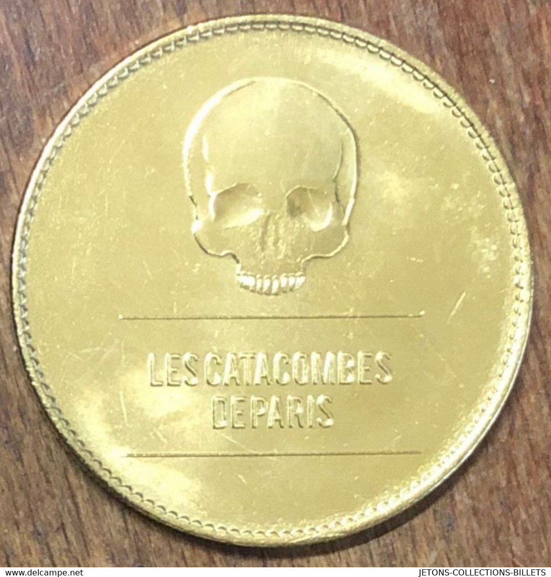 75014 PARIS LES CATACOMBES TÊTE DE MORT AB 2017 MÉDAILLE ARTHUS BERTRAND JETON TOURISTIQUE MEDALS TOKENS COINS - Non-datés