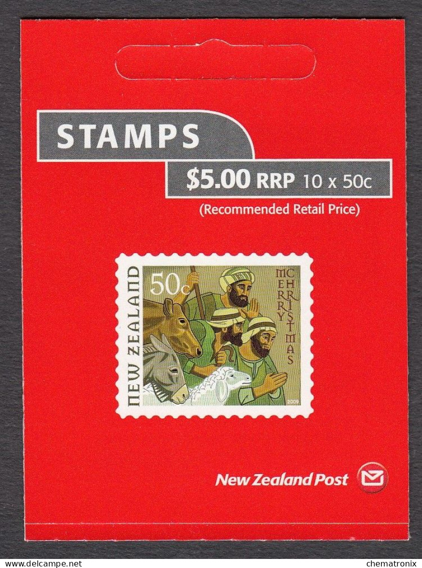 New Zealand 2009 - Christmas - Self-Adhesive Booklet - MNH ** - Booklets