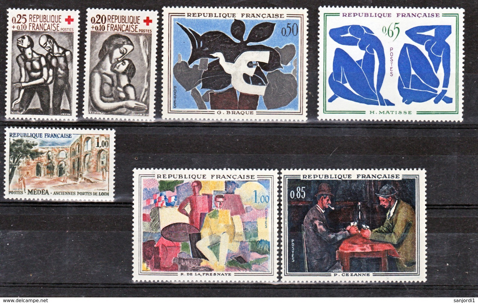 France 1961 1281 1324 Année Poste Neuf ** TB MNH SiN CHARNELa Cote 70 - 1960-1969