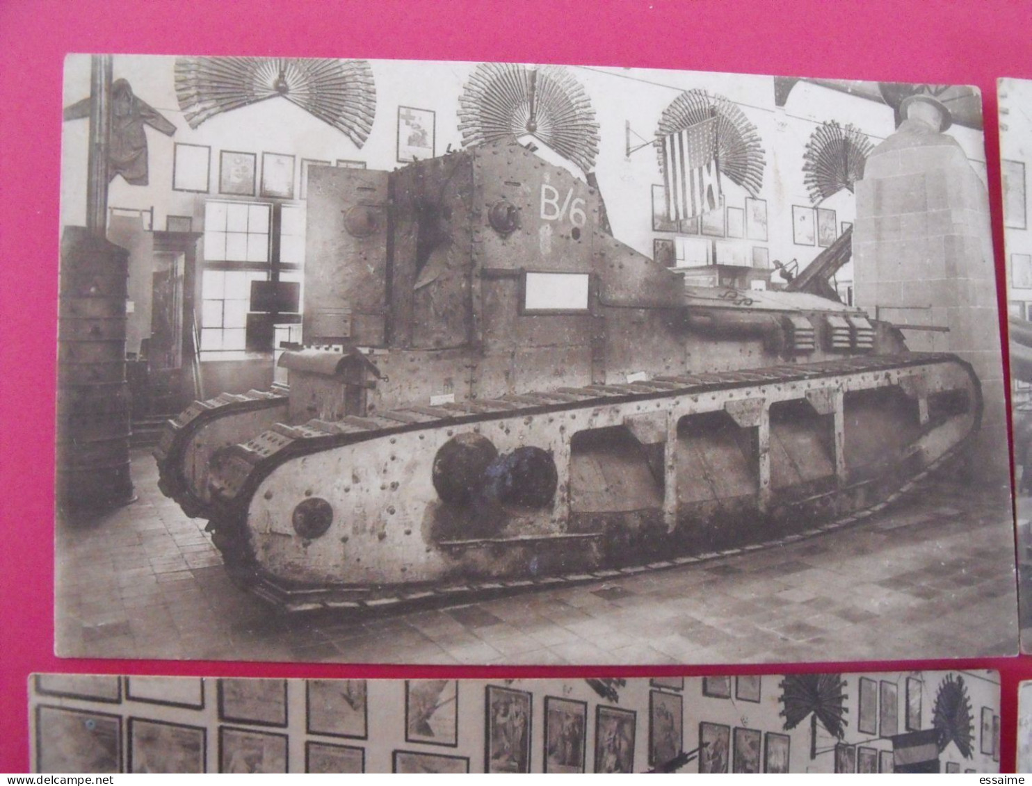 Lot De 6 Cartes Postales. Belgique. Musée Royal De L'armée, Bruxelles. Hall Des Alliés Tank Anglais Salle Des Trophées - Museums