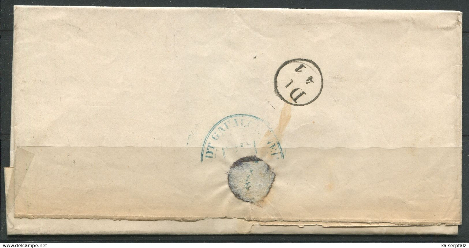 8868) Postablagestempel - Dienstbrief - NIEDER-INGELHEIM - GAU-ALGESHEIM - Lettres & Documents