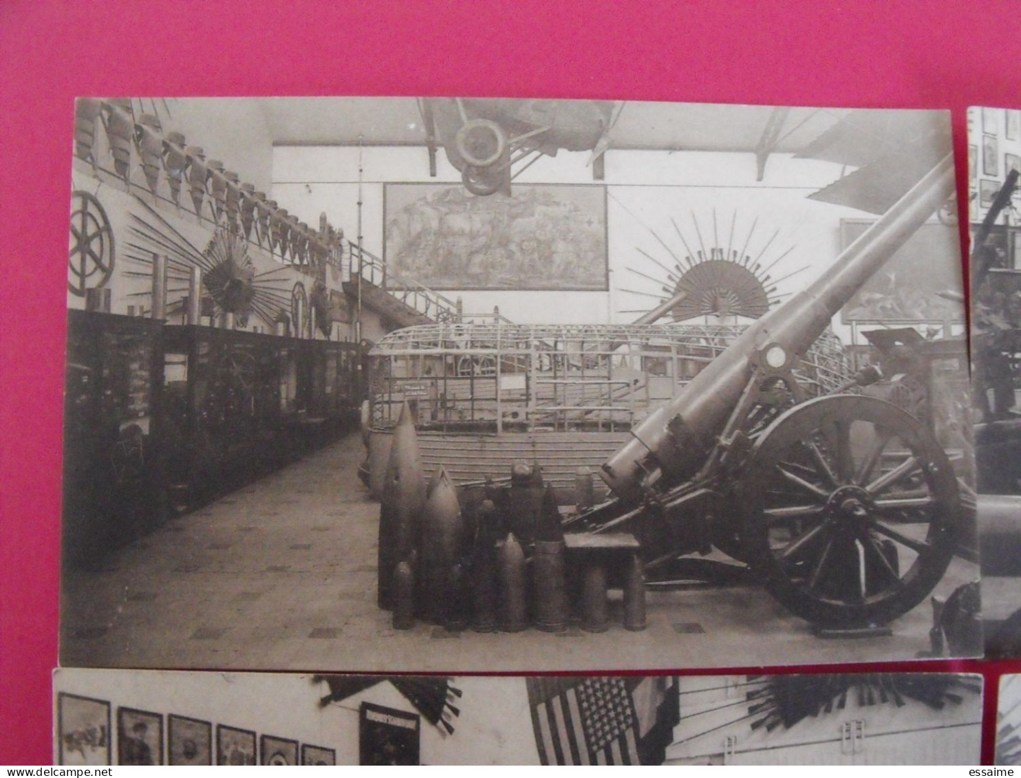 Lot De 9 Cartes Postales. Belgique. Musée Royal De L'armée, Bruxelles. Hall Des Alliés Lettonie Tank Japon Russie - Museen