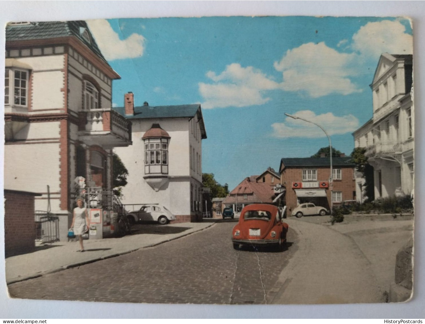 Schönberg In Holstein, Strassenszene, 4x VW Käfer, 1960 - Schönberg