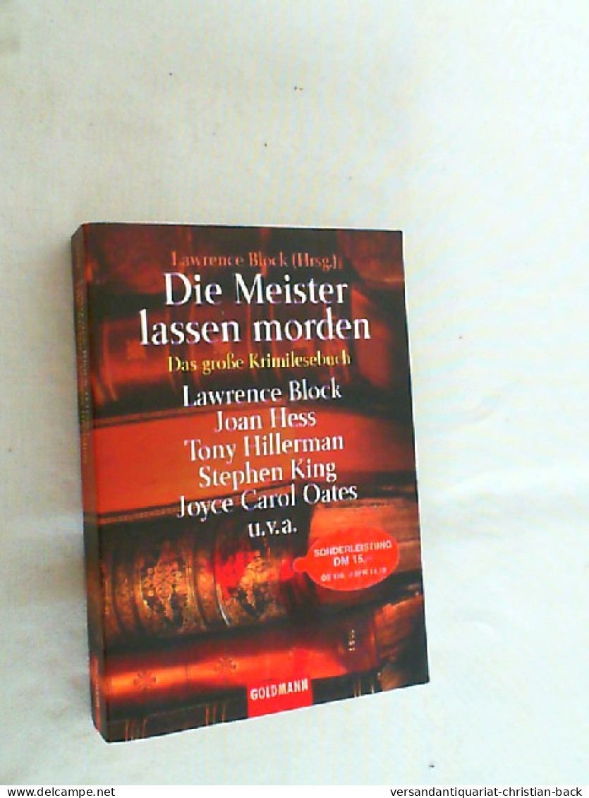 Die Meister Lassen Morden : Das Große Krimilesebuch. - Policíacos