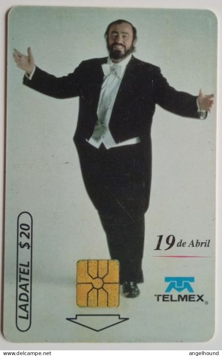 Mexico Ladatel 20 Chip Card - Pavarotti - Mexico