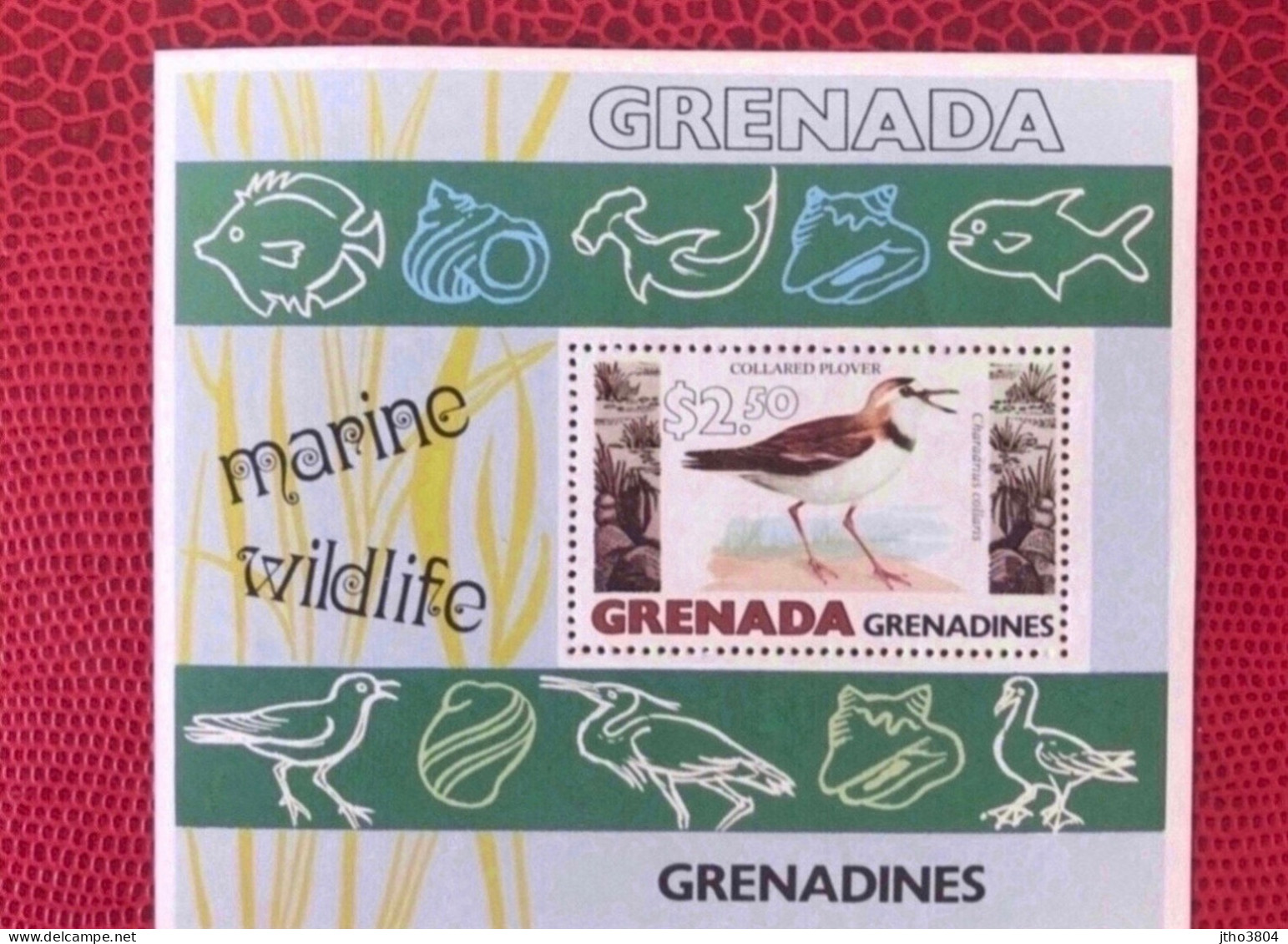 Grenada Grenadines 1979 Wild Birds 1 Bloc Neuf ** MNH YT BF 46 Mi BL 45 Ucello Oiseau Bird Pájaro Vogel Marine Wildlife - Seagulls