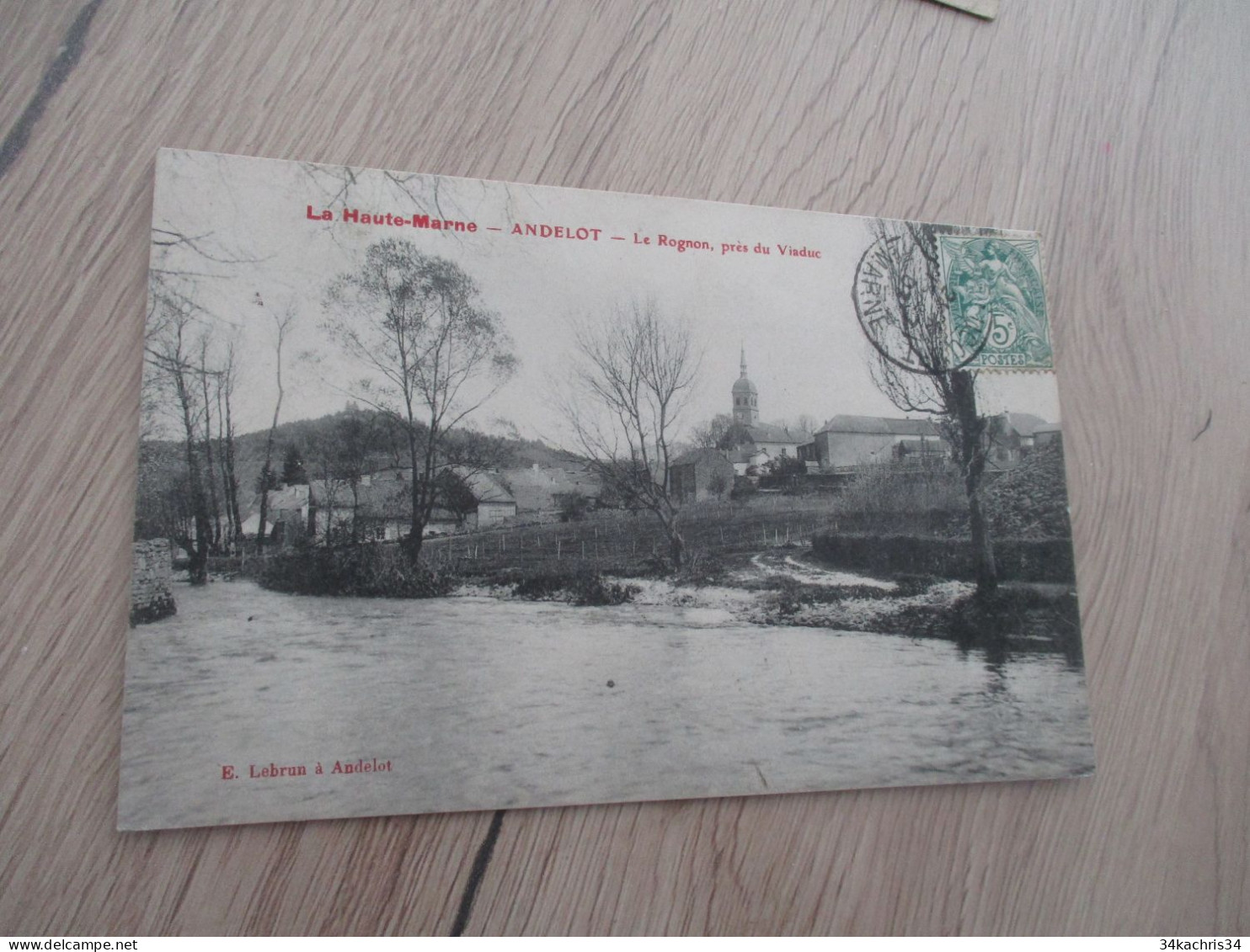 CPA 52 Haute Marne Andelot Le Rognon Près Du Viaduc - Sonstige & Ohne Zuordnung