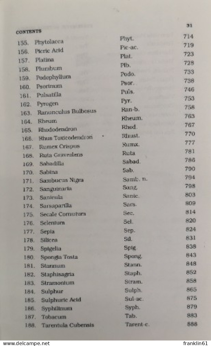 Systematic Materia Medica Of Homoeopathic Remedies. - Medizin & Gesundheit